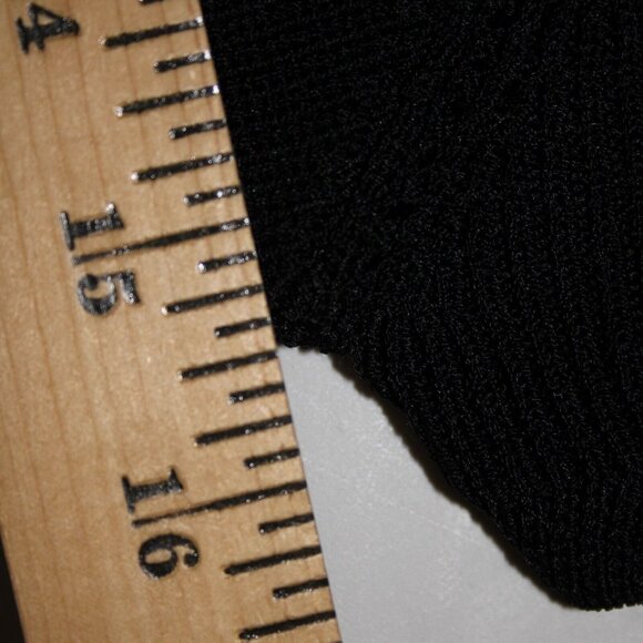 V Christina Sz M Black Lined Lace Bottom Cotton Viscose Spandex Fit Flare Dress - Picture 11 of 16